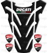 Tank Pad "top wings" for DUCATI Monster Carbon look