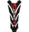 Tank Pad for BMW K1300S black gradient carbon look "SLIM"