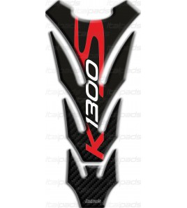 Tank Pad for BMW K1300S black gradient carbon look "SLIM"