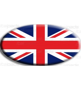 Sticker Union Jack Royal British flag Range Rover OVAL