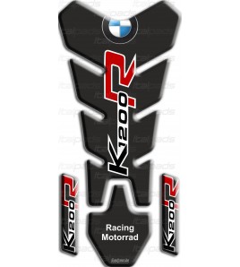 Tank Pad black for BMW K1200R slim +2