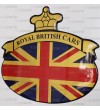 Sticker Union Jack Royal British flag  Range Rover base gold