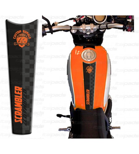 TANK PAD orange for Ducati Scrambler