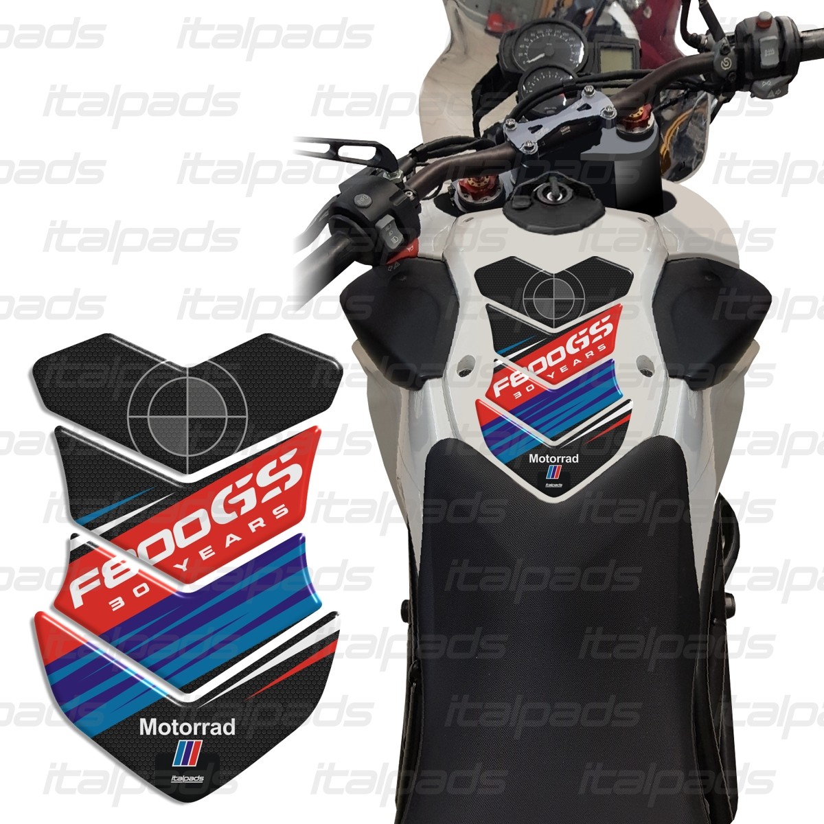 Protector De Dep/òsito Honeycomb compatible compatible para BMW GS 120030th Anniversary