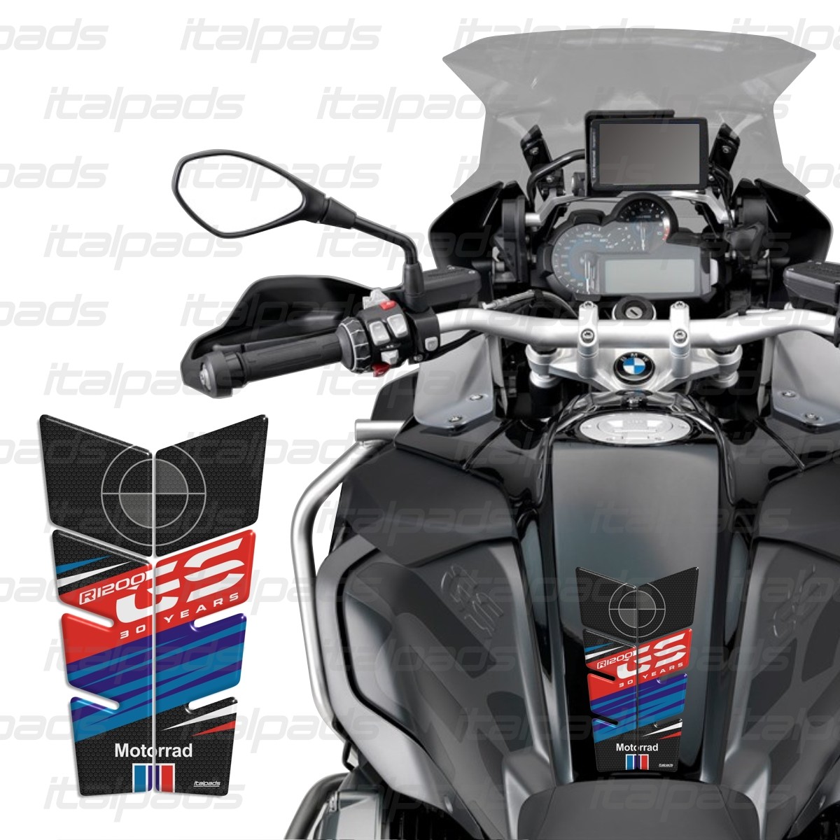 TANK PAD Honeycomb compatible for BMW GS 1200 30th Anniversary