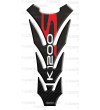 Tank Pad for BMW K1200S black gradient carbon look "SLIM"