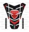 Black TANK PAD carbon look mod. Detroit for Aprilia