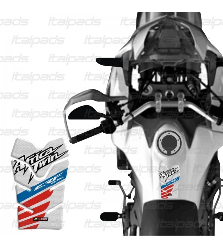 Tank Pad "Compact Honeycomb SM" for Honda Africa Twin 1000 white