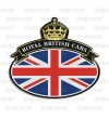 Badge sticker Union Jack Royal British flag Range Rover 