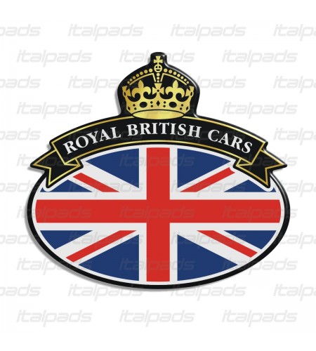 Badge sticker Union Jack Royal British flag Range Rover 