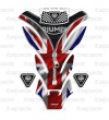 Tank Pad U.K. flag Union Jack Detroit TANK PAD  "ZIP" for Triumph