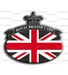 Sticker Union Jack Royal British flag Range Rover Black