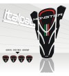 Tank Pad for DUCATI Corse monster nero "top wings" black TANK PAD + 4 free