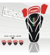 TANK PAD "Desmo" black/red for Ducati Monster