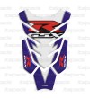 Tank Pad for SUZUKI GSX-R mod. "Hyper-Wings" white-bleu