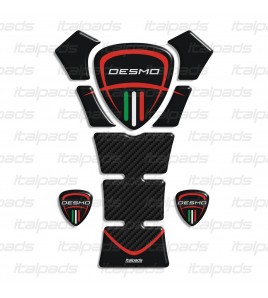 TANK PAD for Ducati  mod. "TexasEco" black/carbon
