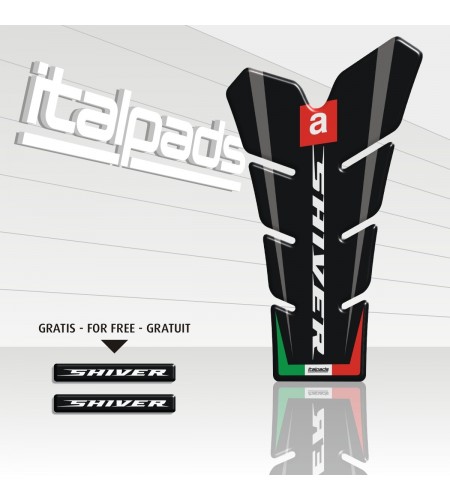 TANK PAD PROTECTIVE Black  for Aprilia Shiver