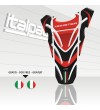 TANK PAD sticker "Top wings" for Ducati Monster carbon look