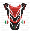 TANK PAD sticker "Top wings" for Ducati Monster carbon + 2 For free!!