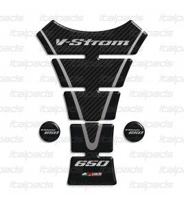 TANK PAD PROTECTIVE black-carbon look for Suzuki V-Strom 650 mod. "Texas" 2P