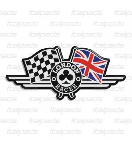 Resin Sticker 3D London Racer flag Union Jack Triumph