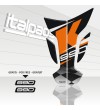 Tank Pad for KTM SM990 black chess mod. "Wings"+2
