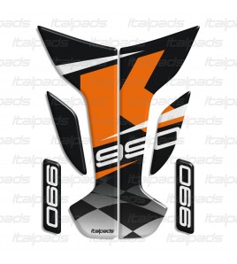 Tank Pad for KTM SM990 black chess mod. "Wings"+2