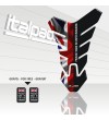 Tank Pad mod. "Nevada" for Triumph U.K. flag Union Jack "Proudly made in..."