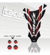 TANK PAD mod. "Detroit" for Kawasaki ZX6-R red