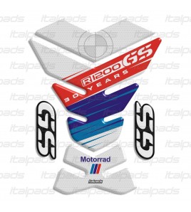 TANK PAD for BMW GS 1200 30th Anniversary Honeycomb white