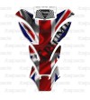 Tank Pad Triumph U.K. flag Union Jack "DETROIT" + 1 sticker FOR FREE