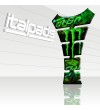 Generic TANK PAD suitable for Kawasaki ER6n green mod. "Texas"