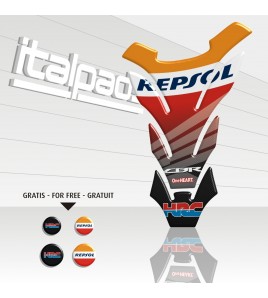 TANK PAD mod. "Detroit Repsol" for Honda CBR + 4 For free!