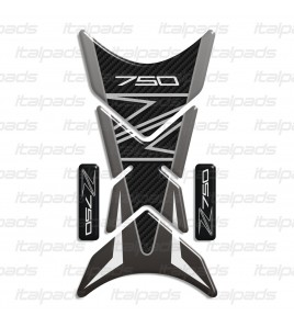 Tank Pad  mod. "Shark" for Kawasaki Z750 gray tones