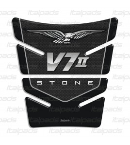 TANK PAD  black+honeycomb for Moto Guzzi V7 2 Stone