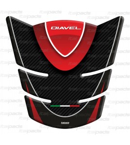 Tank Pad texture carbon look for DUCATI Diavel