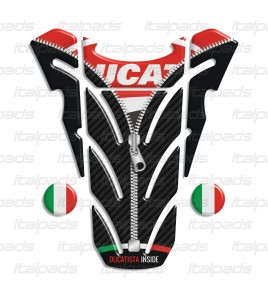 TANK PAD  "Top Wings ZIP" for Ducati + 2 stickers