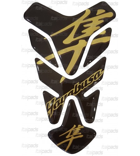 TANK PAD mod. "Florida" black/gold for Suzuki GSX-R Hayabusa