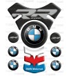 Tank Pad "Elite Sport" for BMW S1000RR gray tones