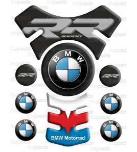 Tank Pad "Elite Sport" for BMW S1000RR gray tones