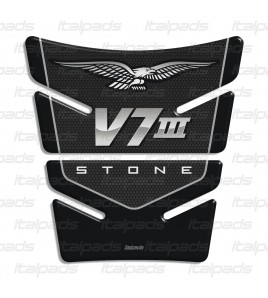 Tankpad Sticker Protection de Reservoir Moto Autocollant en Gel compatible pour Moto G.uzzi V7-3 Stone