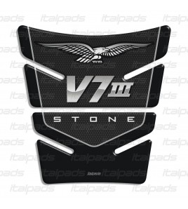 TANK PAD  black+honeycomb for Moto Guzzi V7 Stone