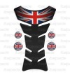 Tank Pad Union Jack "Classic" carbon look Triump+4