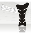 Tank Pad cover protector classic full black Protector tank pad bike new