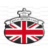 Sticker Union Jack Royal British flag Range Rover Black/Red