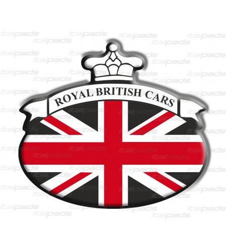 Sticker Union Jack Royal British flag Range Rover Black/Red