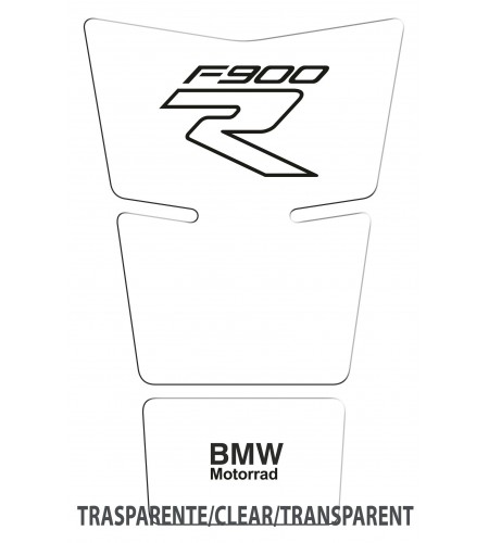 Resin Tank Pad TRANSPARENT suitable for BMW F900R