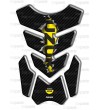 TANK PAD mod. "3Wings Rip" for Suzuki carbon look/yellow