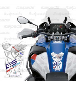 TANK PAD white blue "Michigan" for BMW R 1250 GS  Adventure