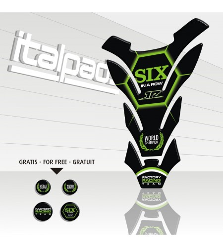 Tank Pad mod. "Detroit Top" Jonathan Rea inspired, for KAWASAKI